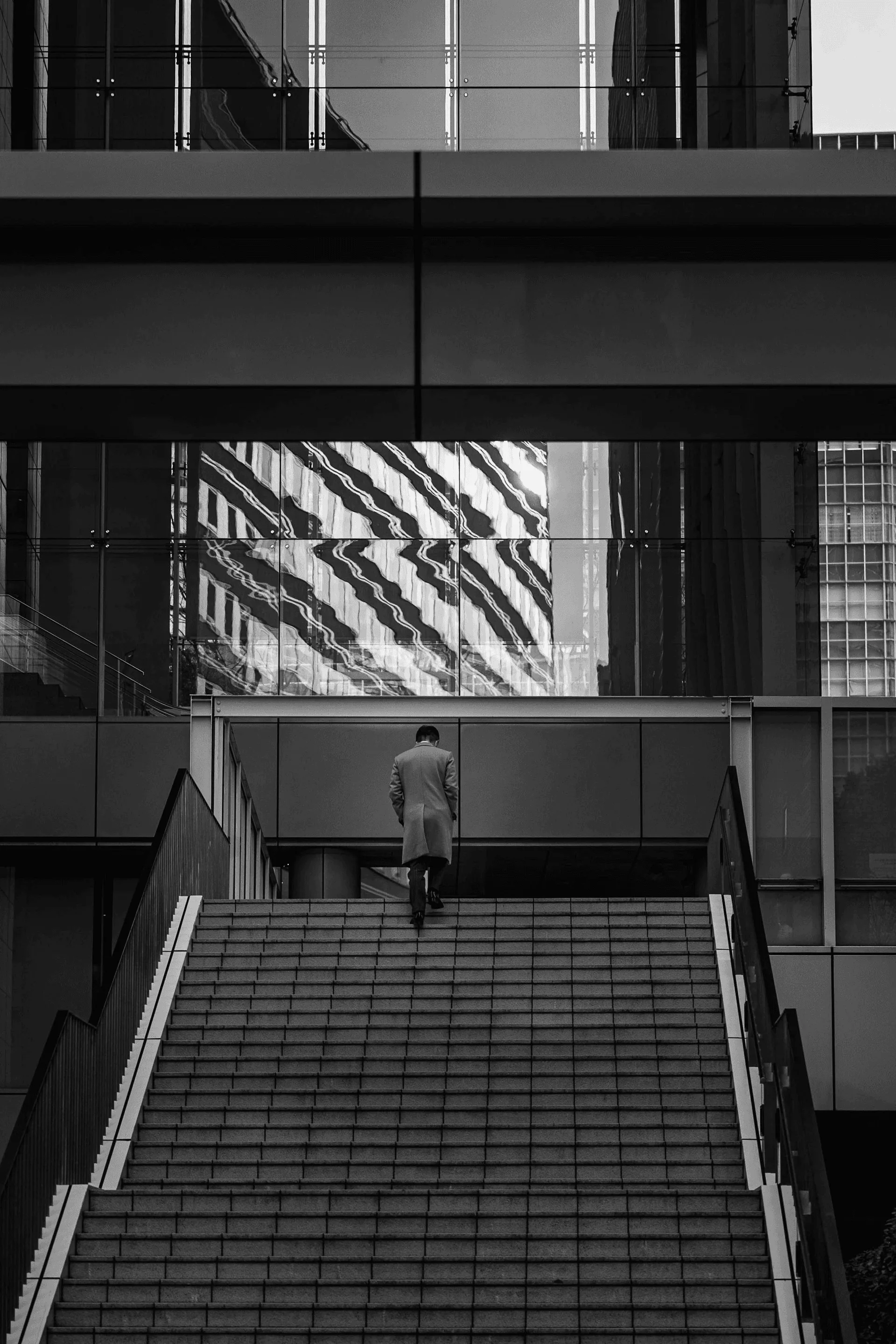 A man walking